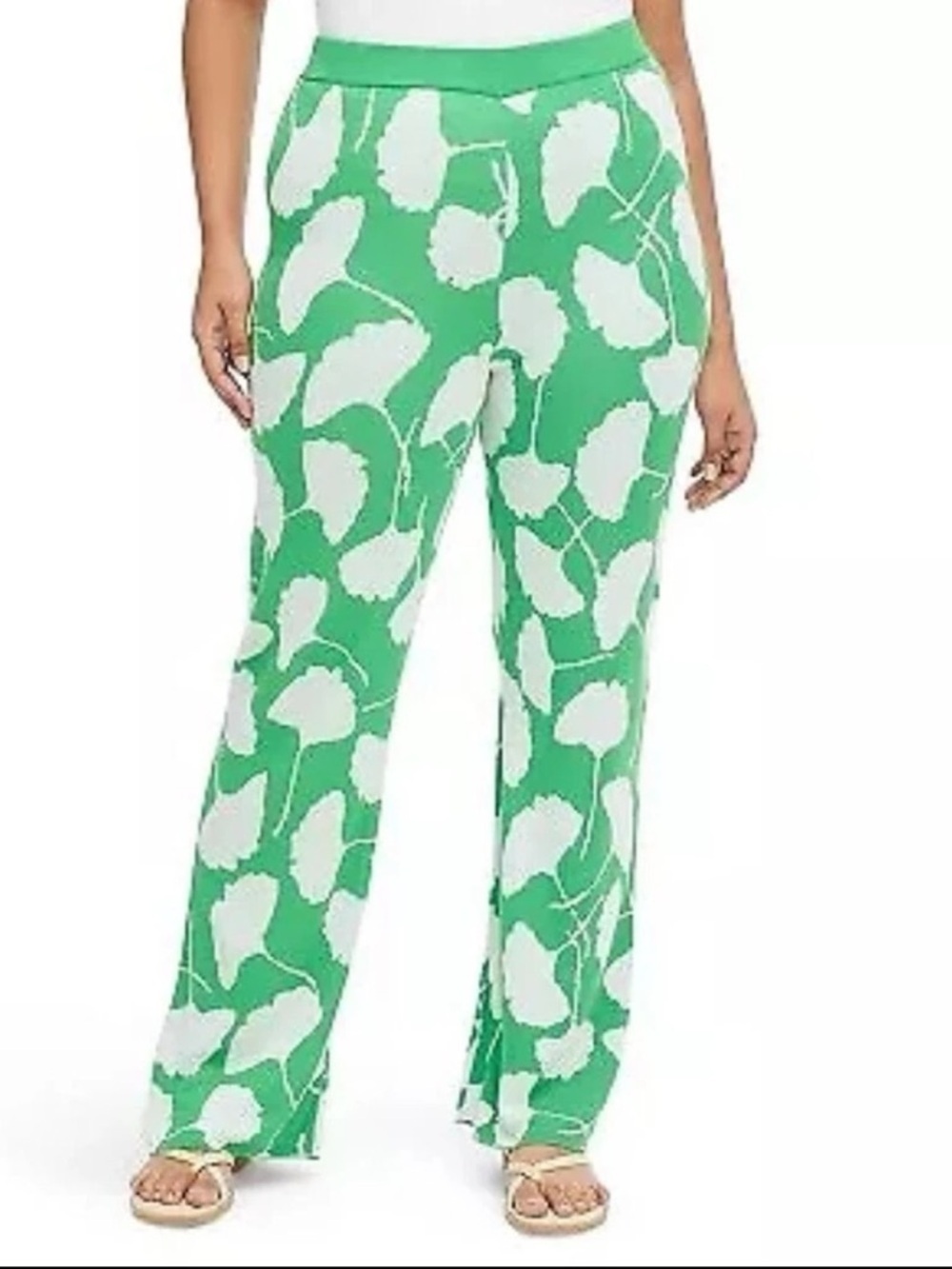 DVF x Target Ginkgo Print Sweater Knit Pants XXL NWT